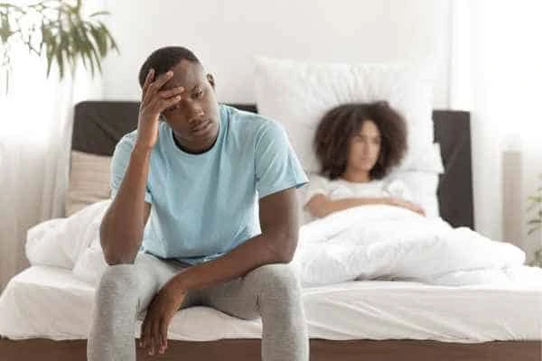 Man upset about ED symptoms Braintree