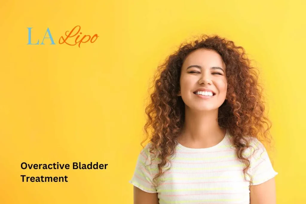woman smiling about overactive bladder treatment Braintree solutions